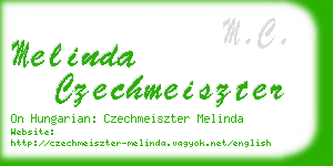 melinda czechmeiszter business card